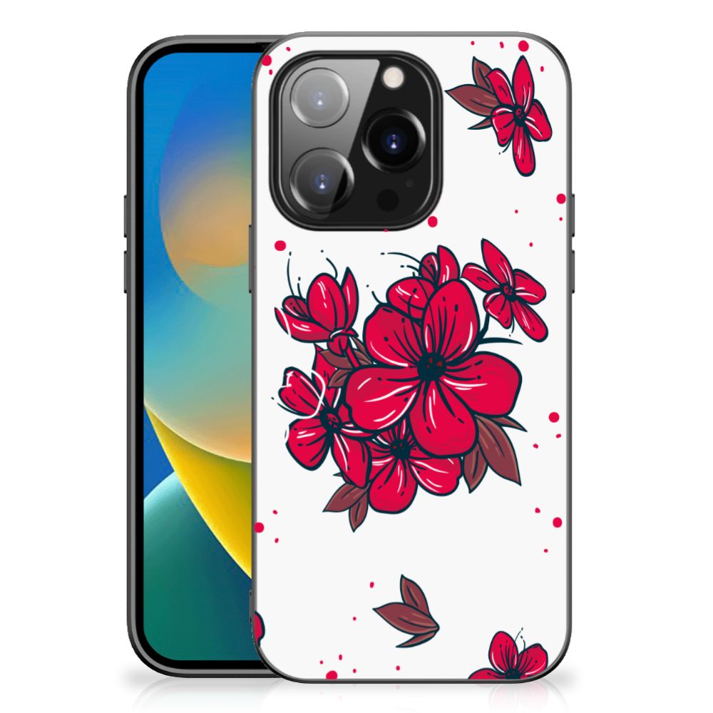 iPhone 14 Pro Bloemen Hoesje Blossom Red B2C Telecom