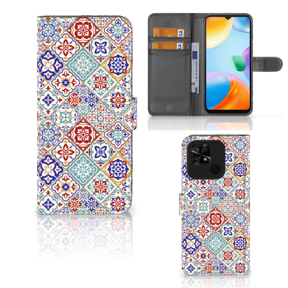 Xiaomi Redmi 10C Bookcase Tiles Color