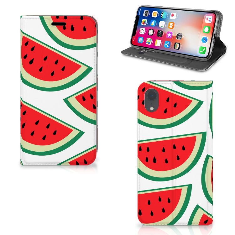Apple iPhone Xr Flip Style Cover Watermelons