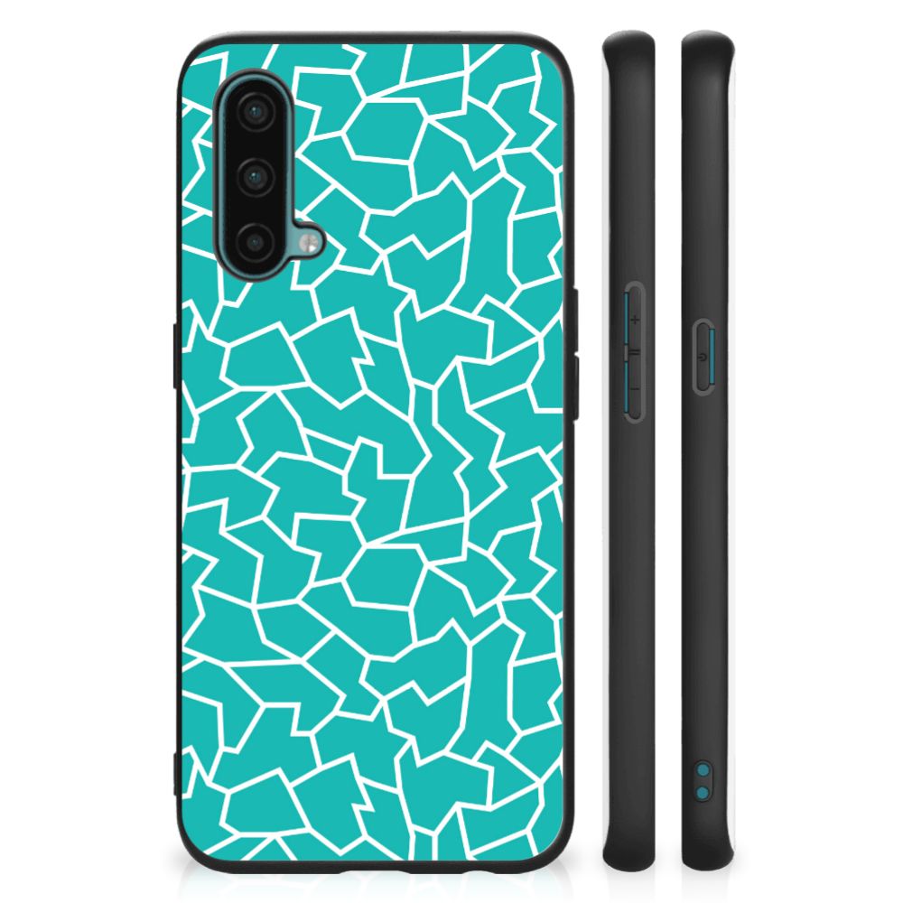 OnePlus Nord CE 5G Leuk Telefoonhoesje Cracks Blue B2C Telecom