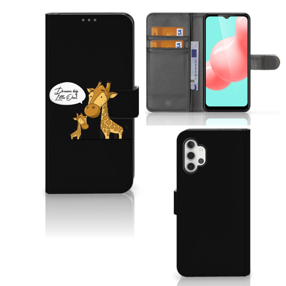 Samsung Galaxy A32 5G Leuk Hoesje Giraffe