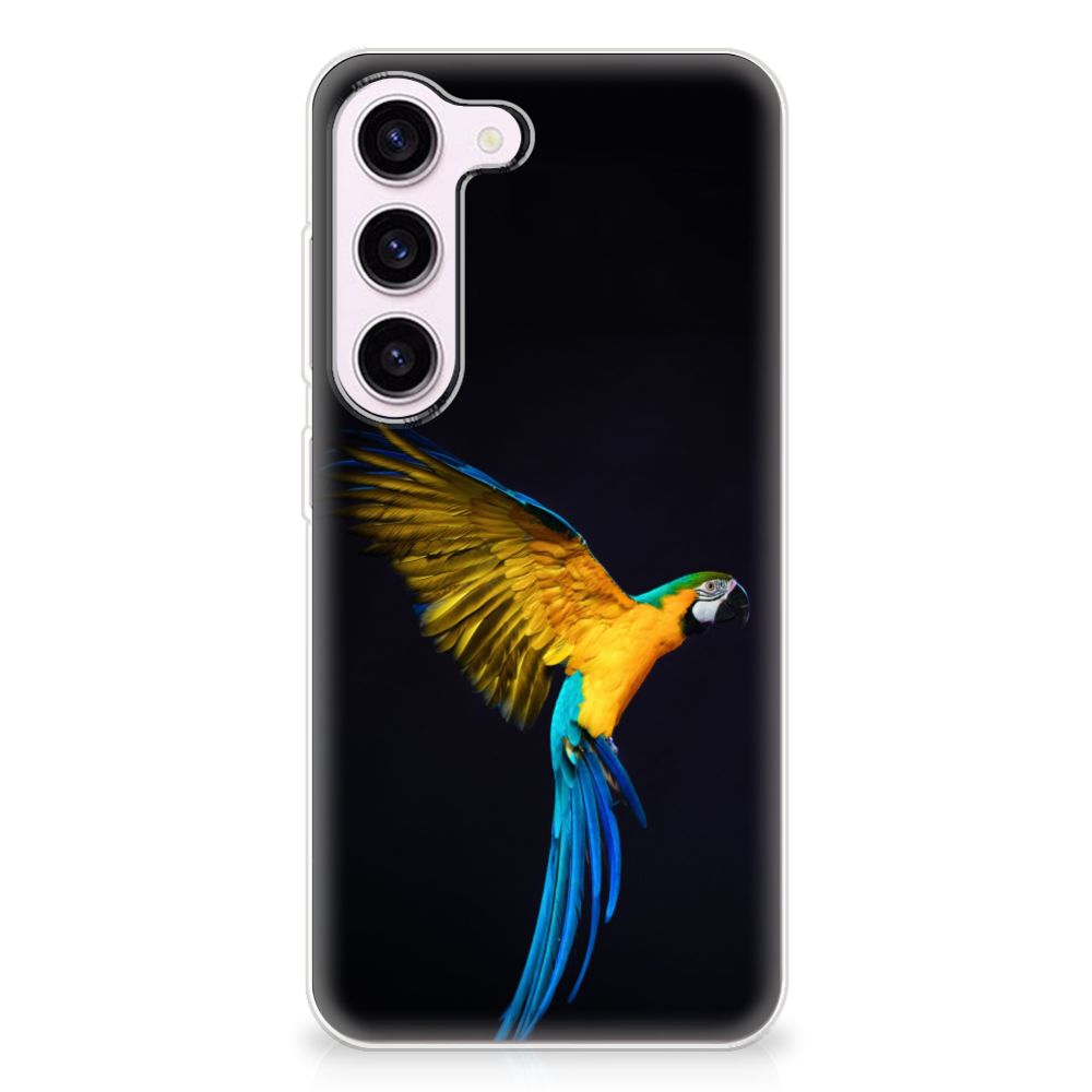 Samsung Galaxy S23 TPU Hoesje Papegaai B2C Telecom