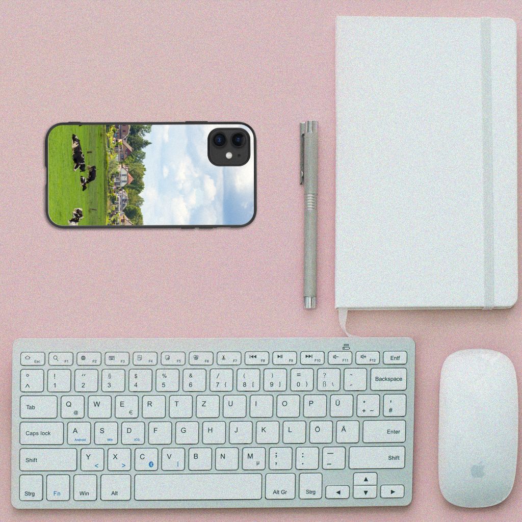 iPhone 11 Dierenprint Telefoonhoesje Koeien B2C Telecom