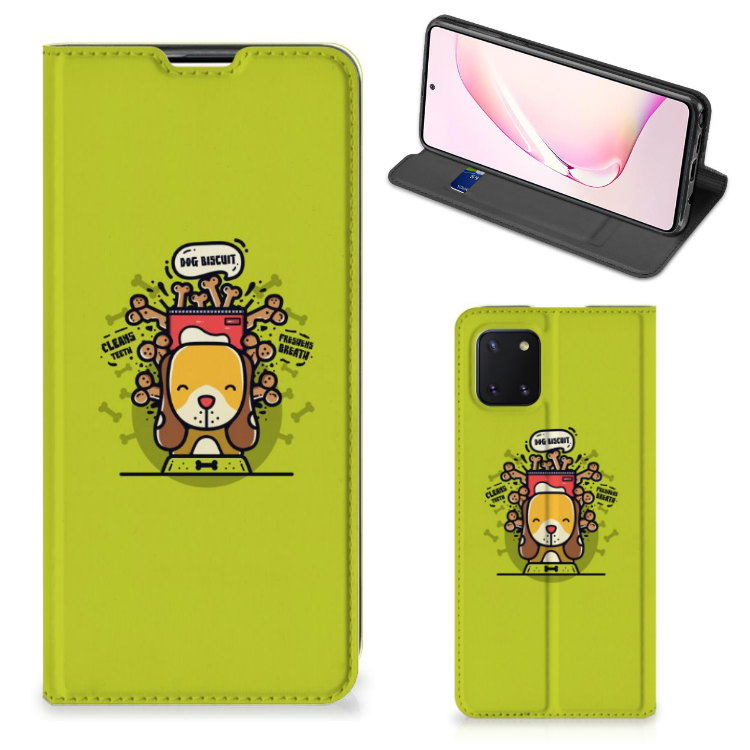 Samsung Galaxy Note 10 Lite Magnet Case Doggy Biscuit - B2C Telecom