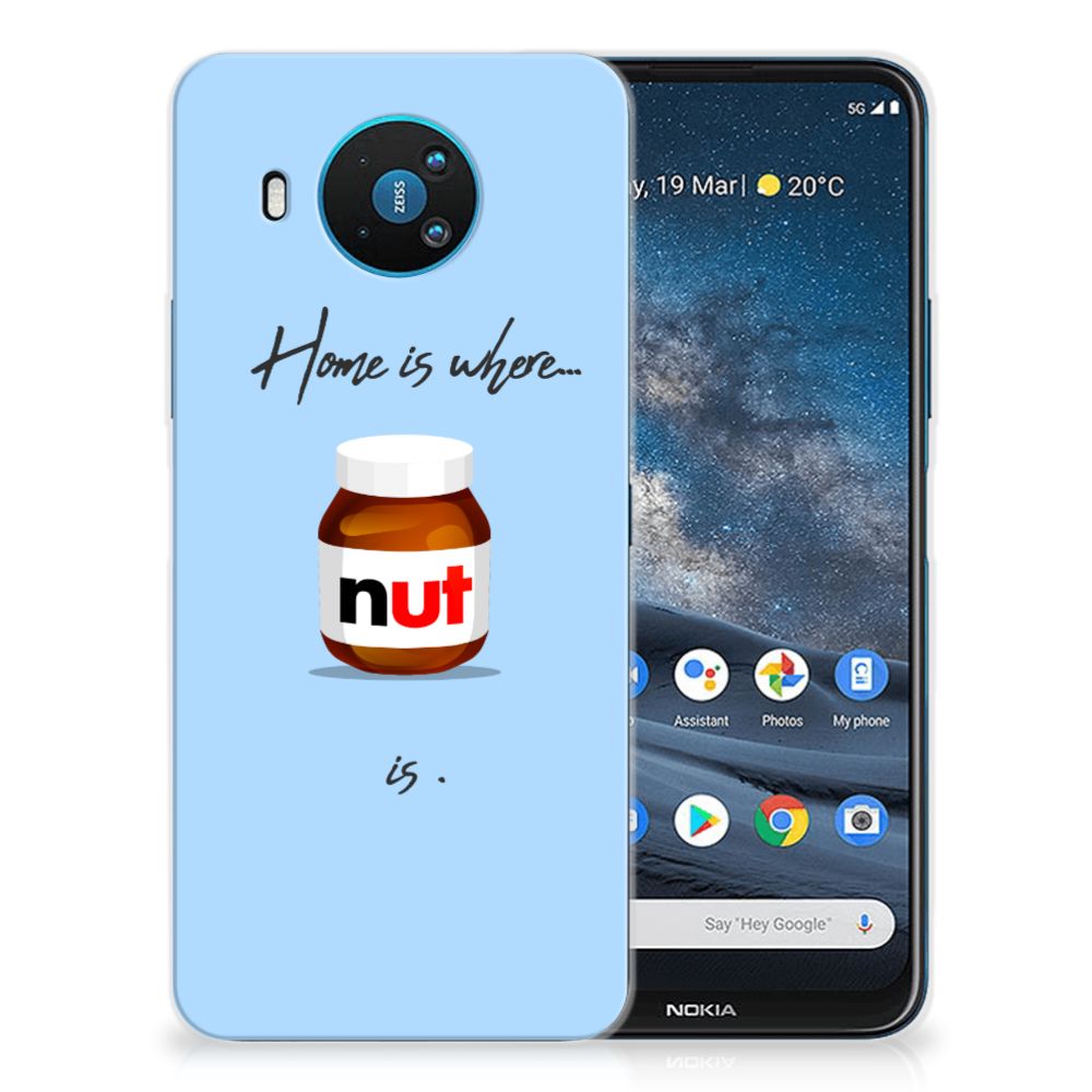 Nokia 8.3 Siliconen Case Nut Home