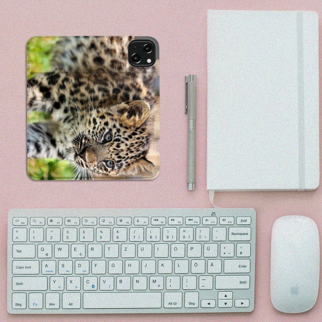iPhone 13 Hoesje maken Baby Luipaard