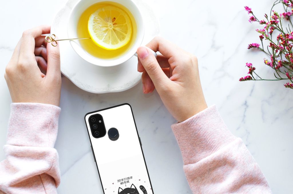 OnePlus Nord N100 Hoesje Cat Good Day B2C Telecom