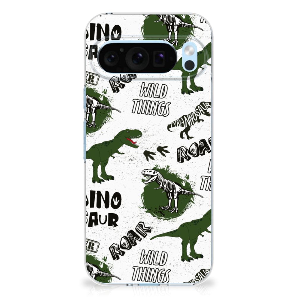 TPU Hoesje voor Google Pixel 9 | 9 Pro Dinosaurus