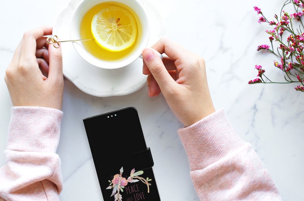 Samsung Galaxy A41 Leuk Hoesje Boho Text