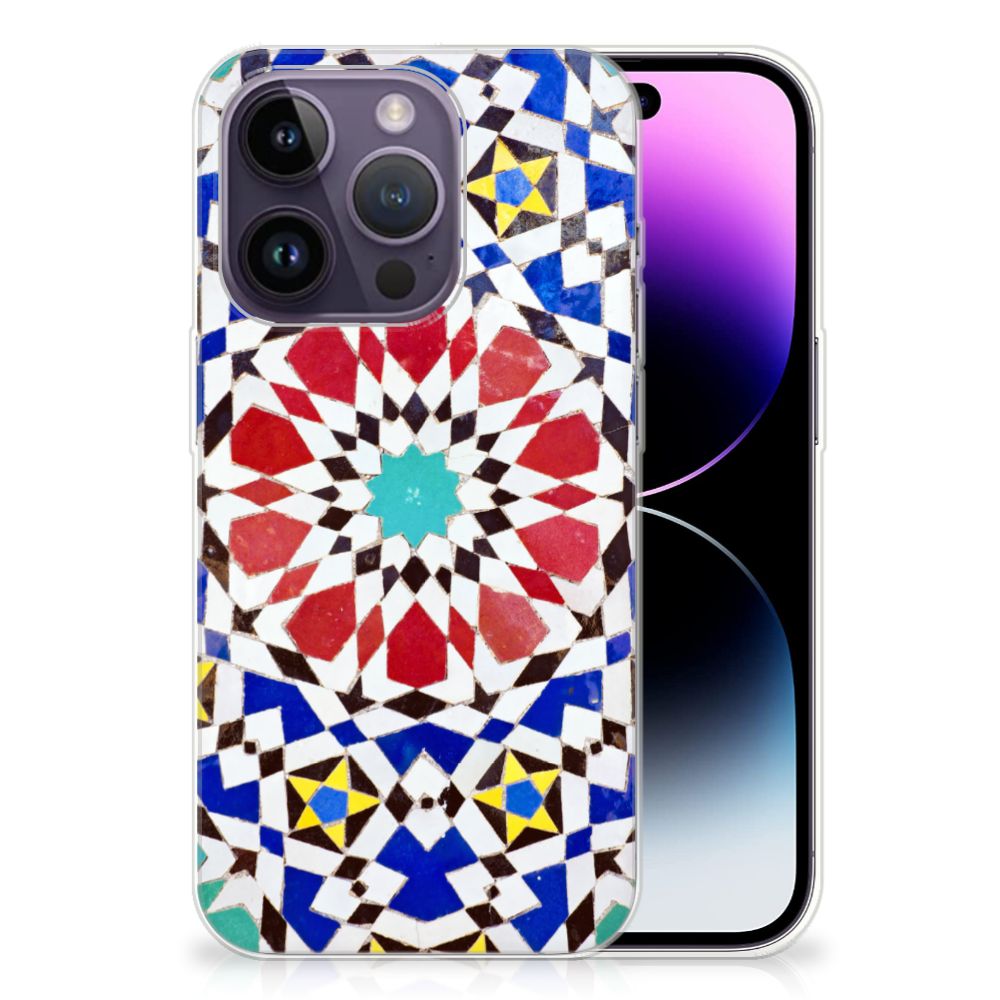 Apple iPhone 14 Pro TPU Siliconen Hoesje Mozaïek B2C Telecom