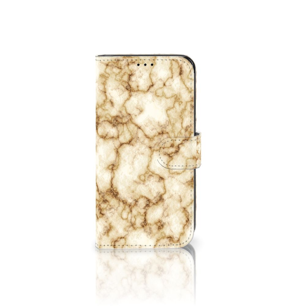 Samsung Galaxy S7 Edge Bookcase Marmer Goud