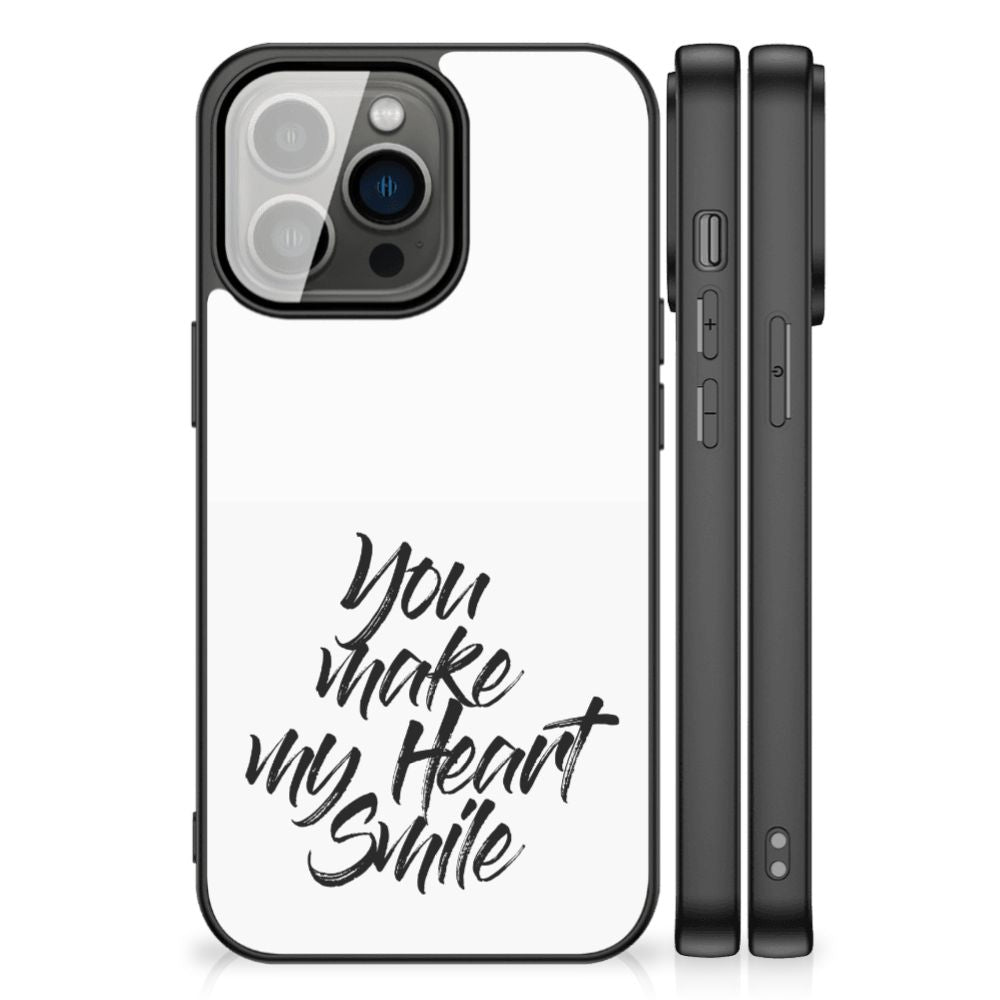 iPhone 13 Pro Telefoon Hoesje met tekst Heart Smile