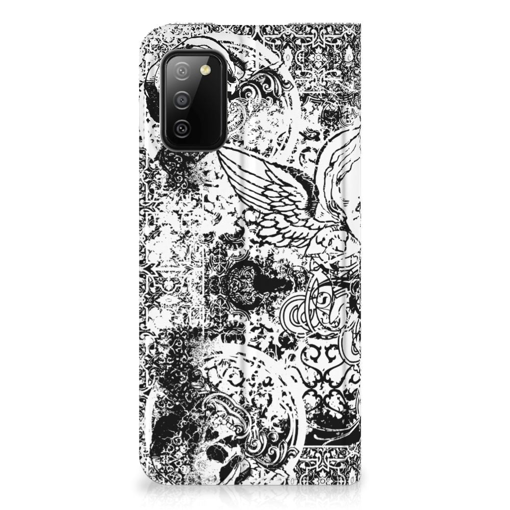 Mobiel BookCase Samsung Galaxy M02s | A02s Skulls Angel - B2C Telecom