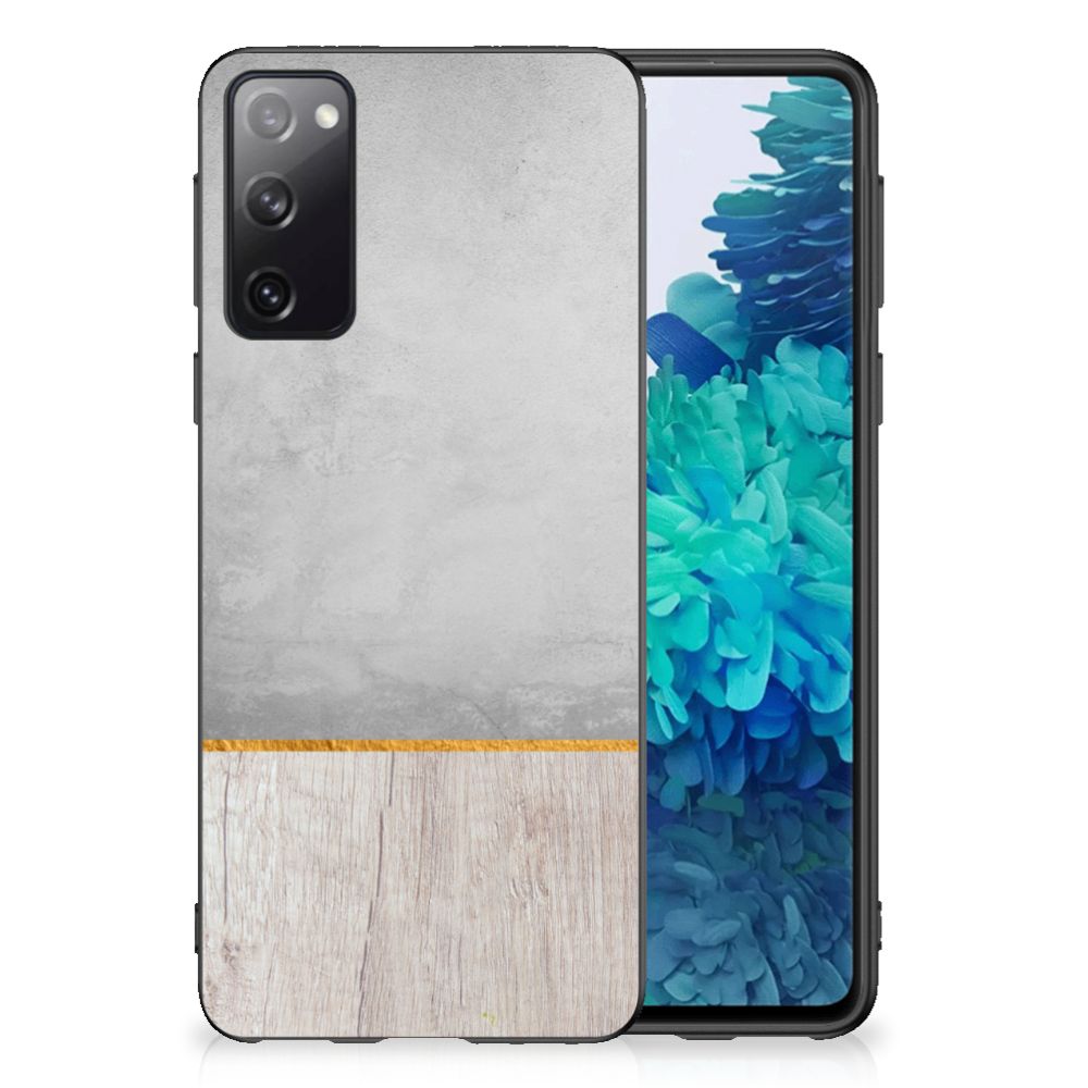 Samsung Galaxy S20 Grip Case Wood Concrete