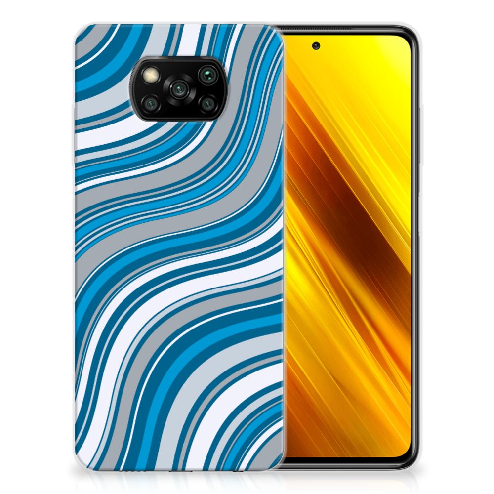 Xiaomi Poco X3 | Poco X3 Pro TPU bumper Waves Blue