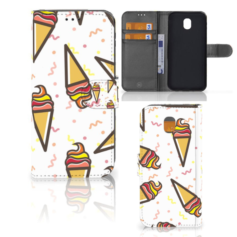 Samsung Galaxy J5 2017 Book Cover Icecream