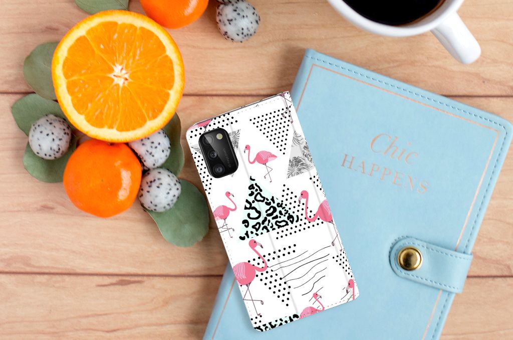 Samsung Galaxy A41 Hoesje maken Flamingo Triangle - B2C Telecom