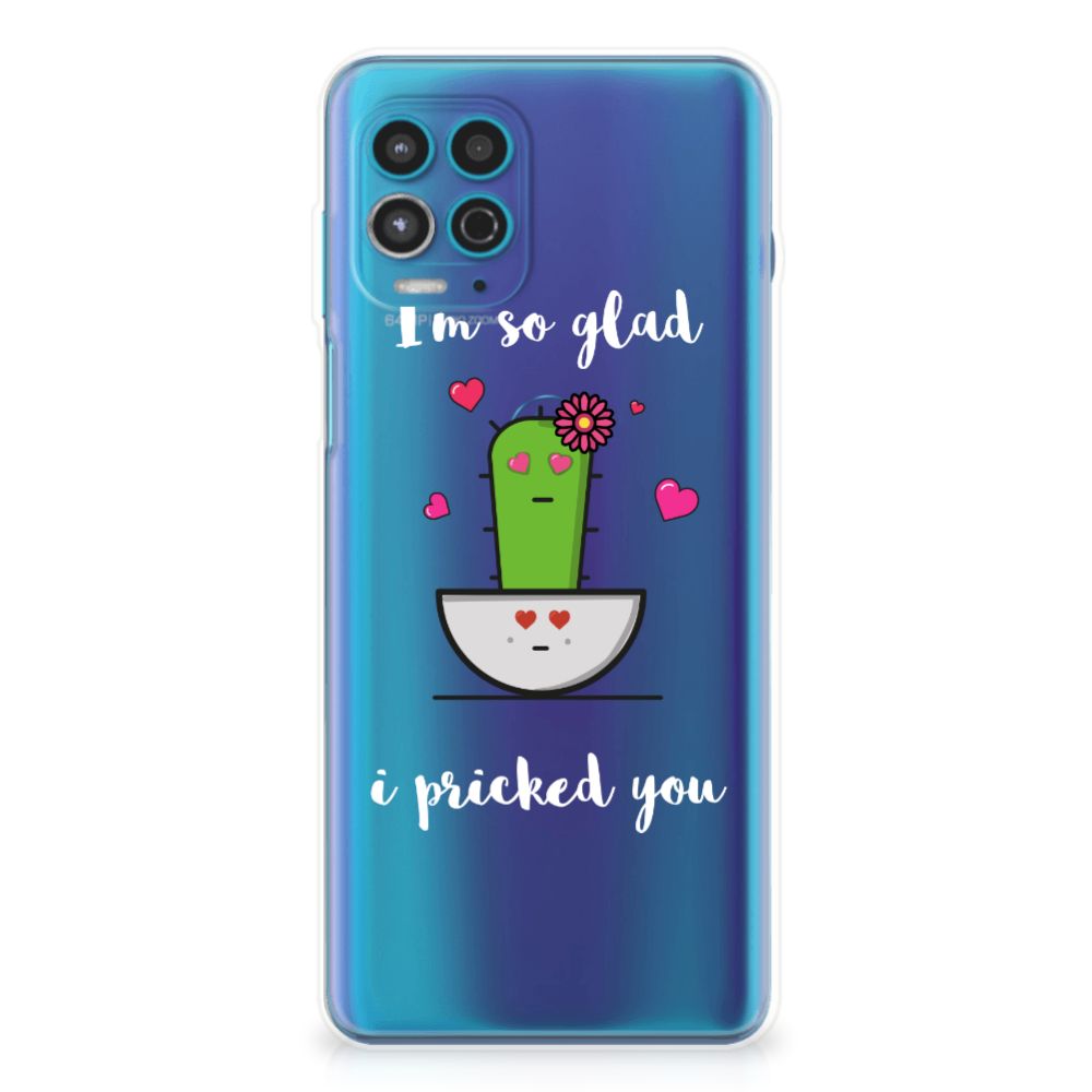 Motorola Moto G100 Telefoonhoesje met Naam Cactus Glad B2C Telecom