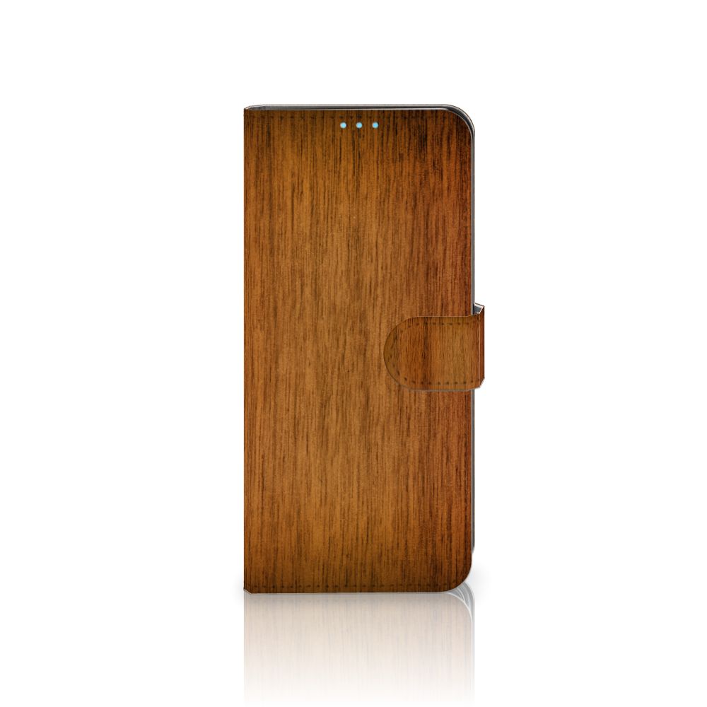 OPPO A72 | OPPO A52 Book Style Case Donker Hout