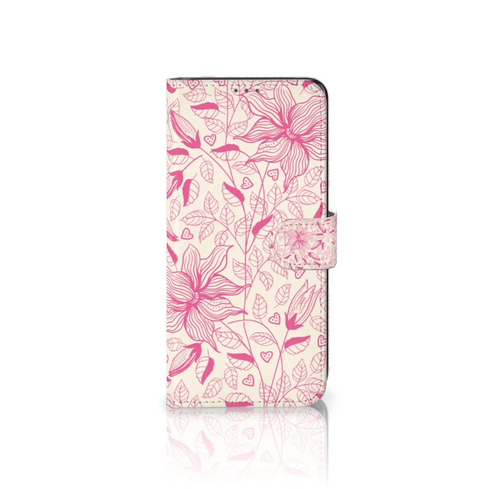 Samsung Galaxy A32 5G Hoesje Pink Flowers