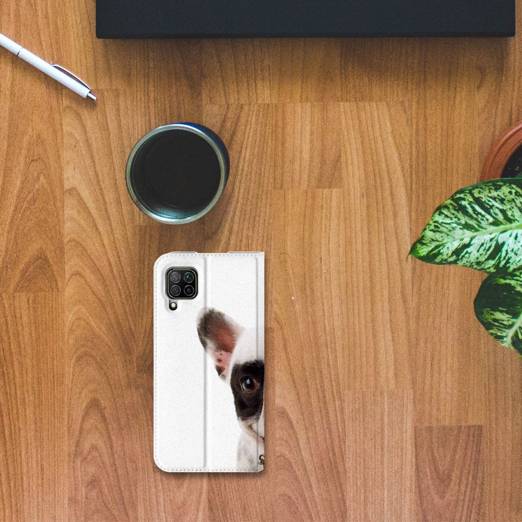 Huawei P40 Lite Hoesje maken Franse Bulldog - B2C Telecom