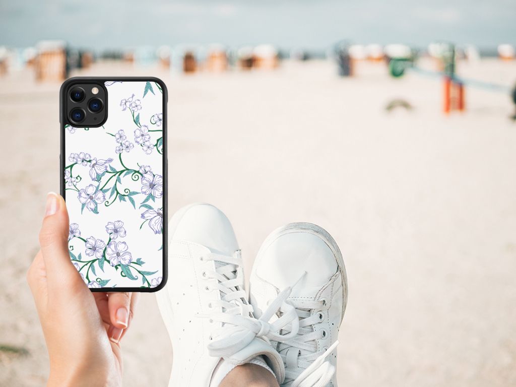 Apple iPhone 11 Pro Max Uniek Skin Case Blossom White B2C Telecom