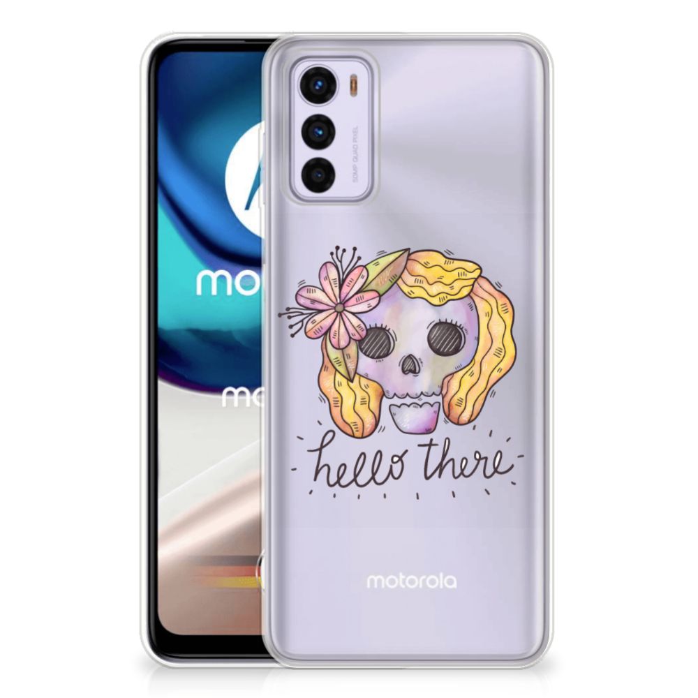 Silicone Back Case Motorola Moto G42 Boho Skull B2C Telecom