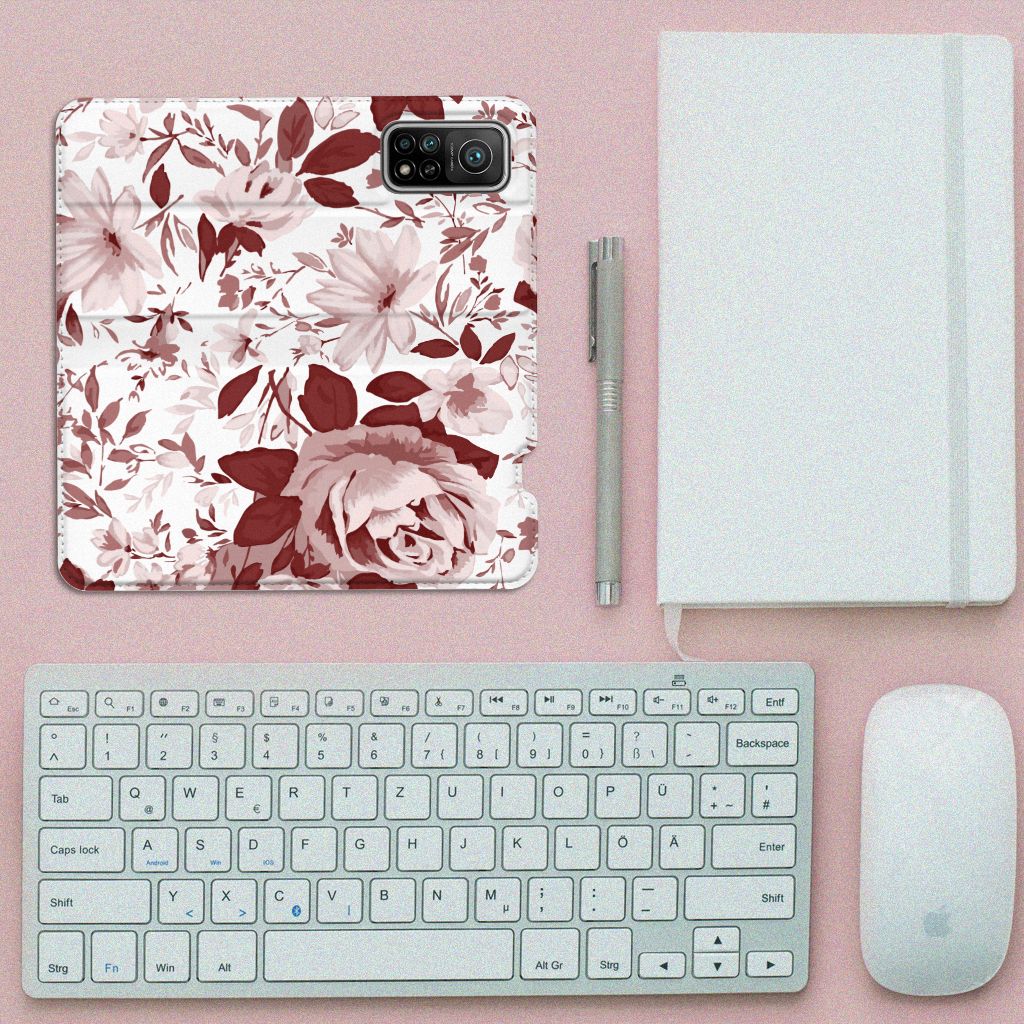 Bookcase Xiaomi Mi 10T | 10T Pro Watercolor Flowers - B2C Telecom