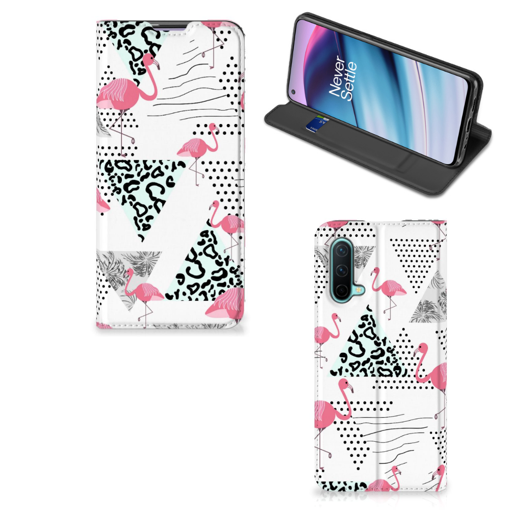 OnePlus Nord CE 5G Hoesje maken Flamingo Triangle - B2C Telecom