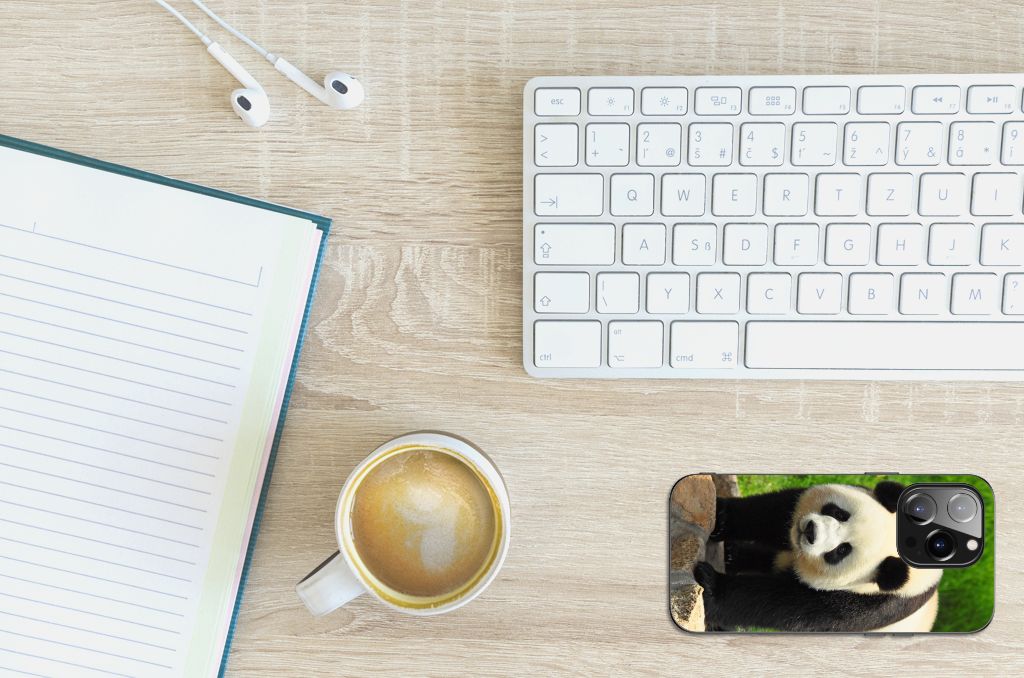 iPhone 14 Pro Dierenprint Telefoonhoesje Panda B2C Telecom