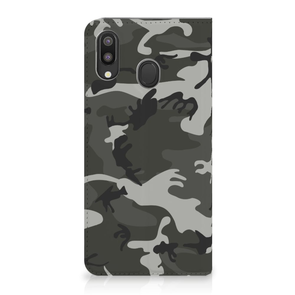 Samsung Galaxy M20 Hoesje met Magneet Army Light