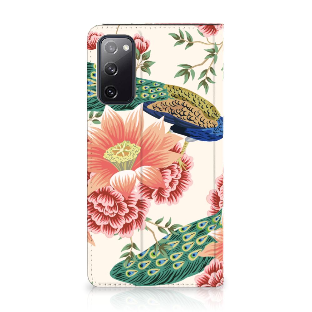 Hoesje maken voor Samsung Galaxy S20 FE Pink Peacock - B2C Telecom