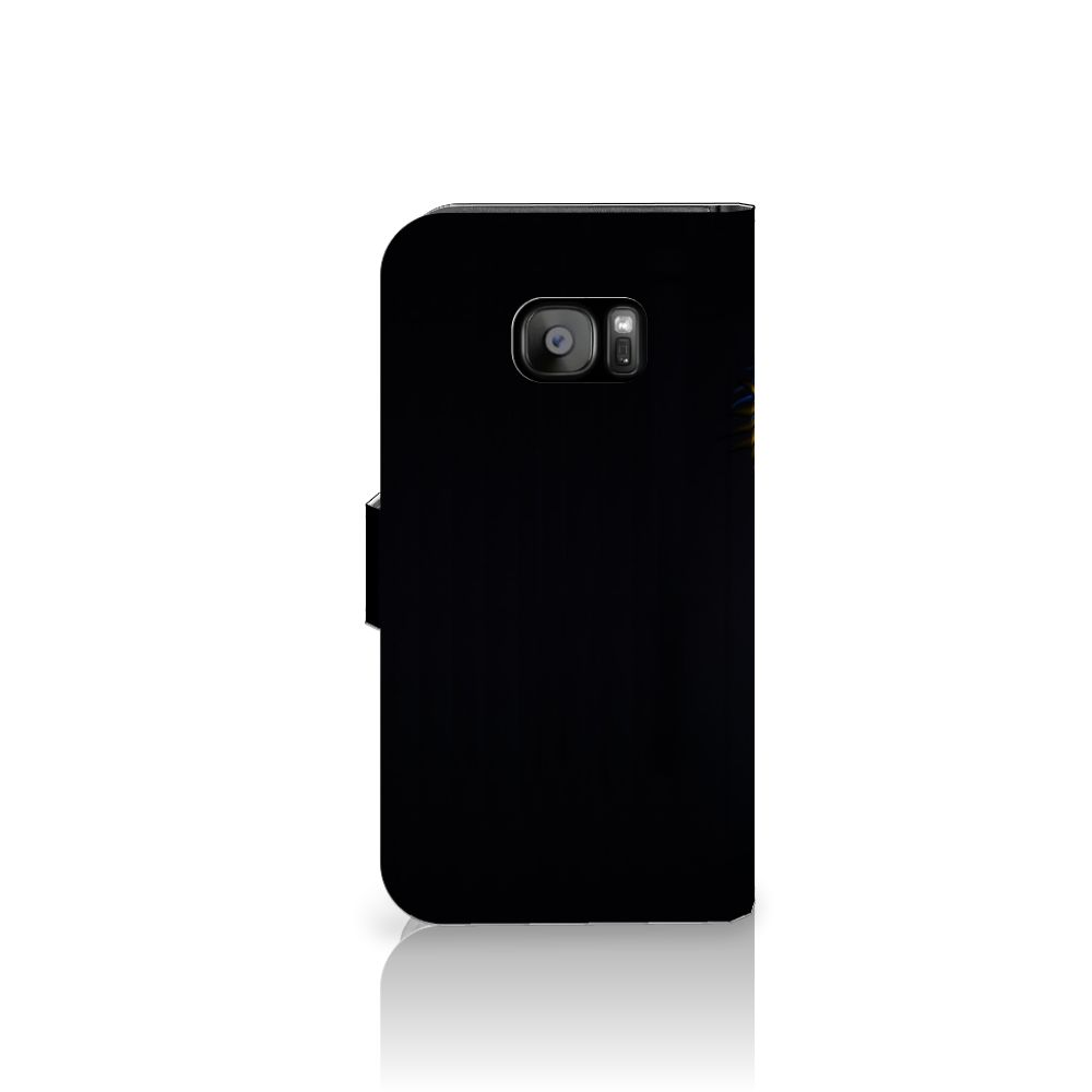 Samsung Galaxy S7 Edge Telefoonhoesje met Pasjes Papegaai