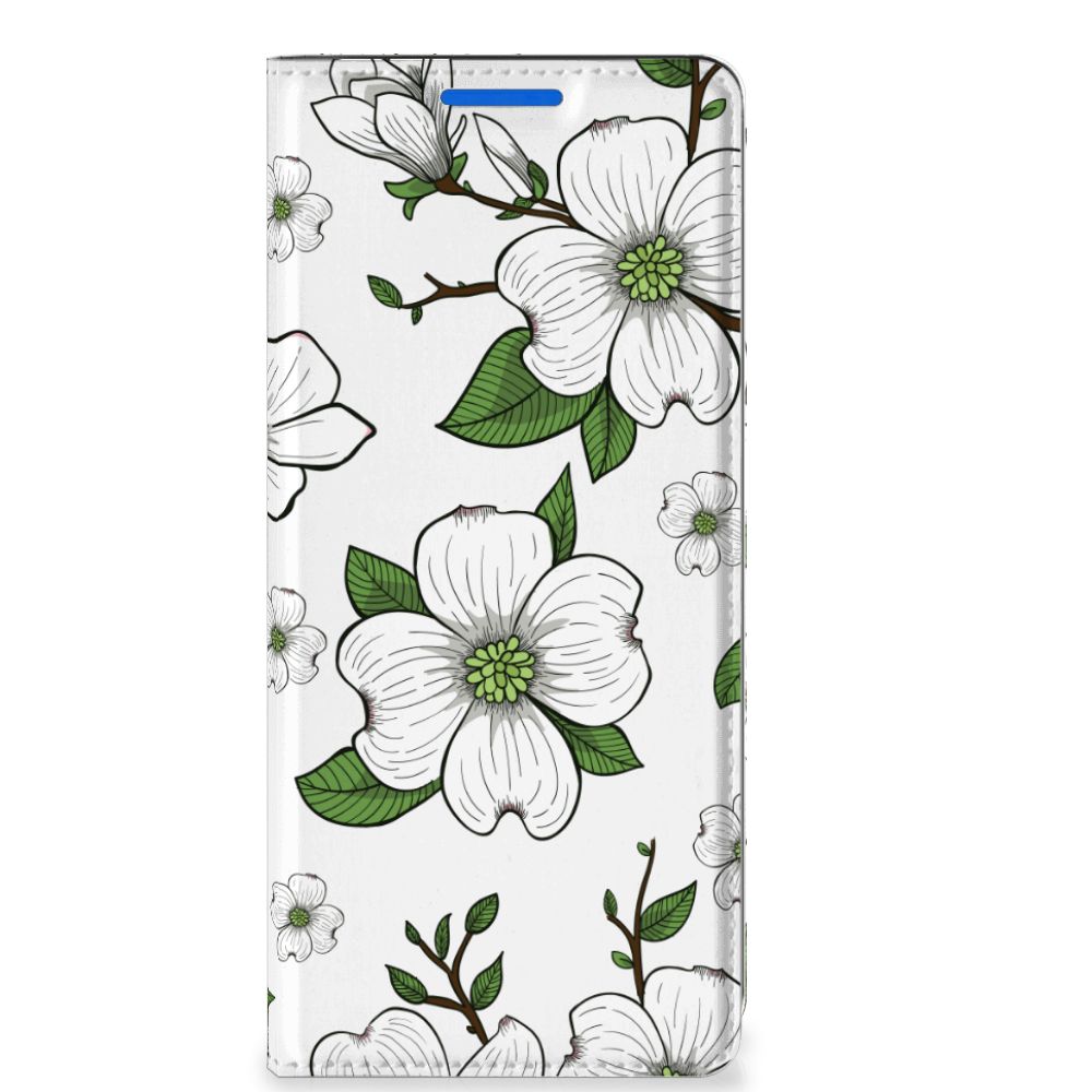 OPPO Reno 6 Pro Plus 5G Smart Cover Dogwood Flowers - B2C Telecom
