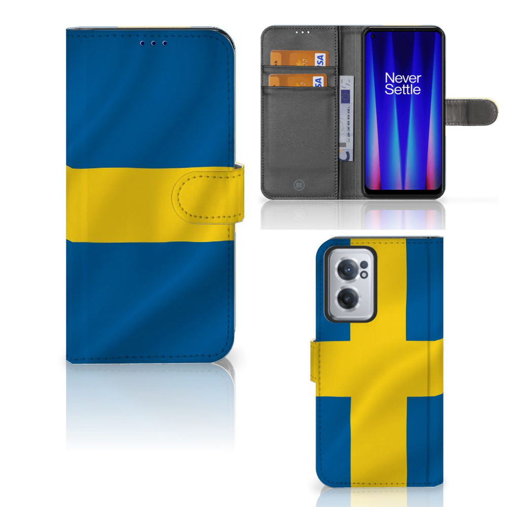 OnePlus Nord CE 2 Bookstyle Case Zweden