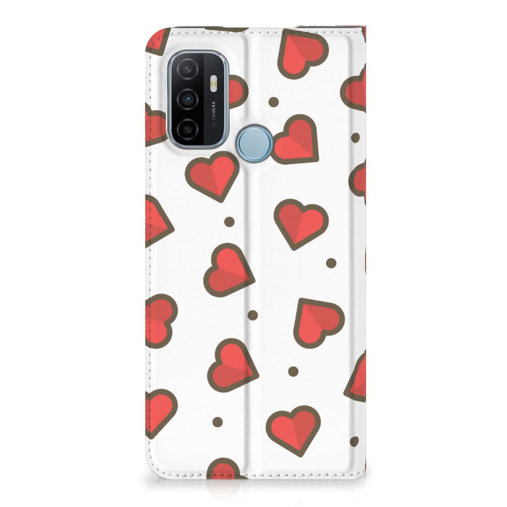 OPPO A53 | A53s Hoesje met Magneet Hearts - B2C Telecom