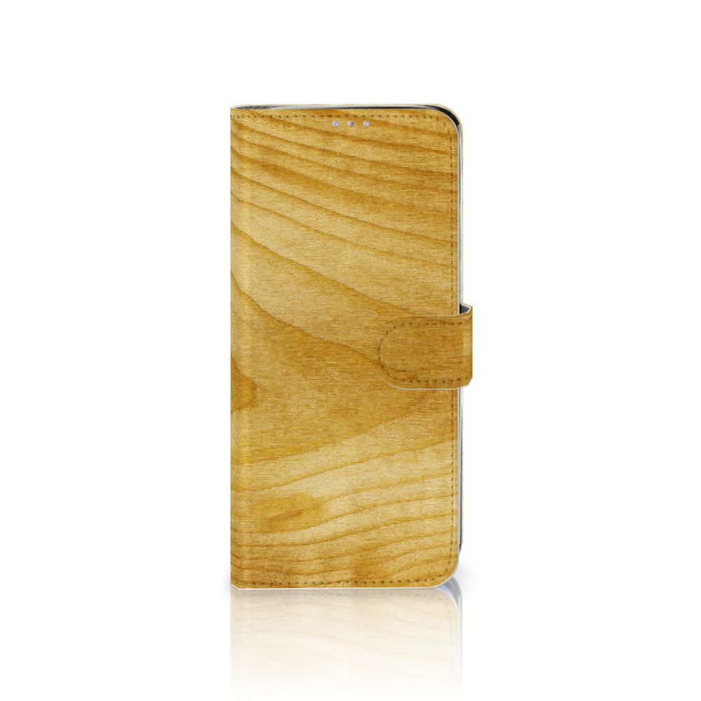 Samsung Galaxy S20 Ultra Book Style Case Licht Hout