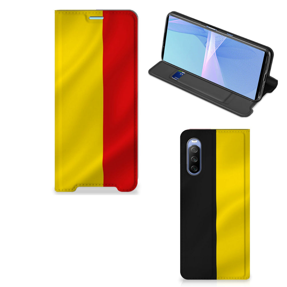 Sony Xperia 10 III Standcase Belgische Vlag