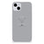 iPhone 15 Telefoonhoesje met Naam Grijs Baby Olifant B2C Telecom