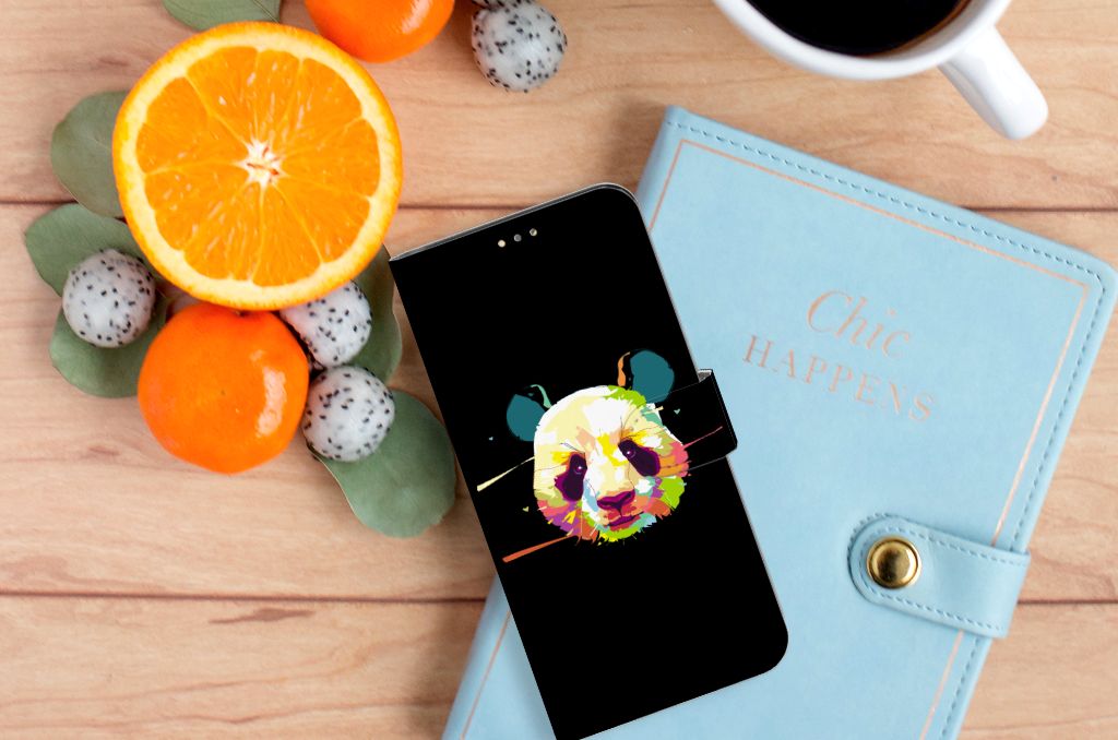 OPPO A15 Leuk Hoesje Panda Color