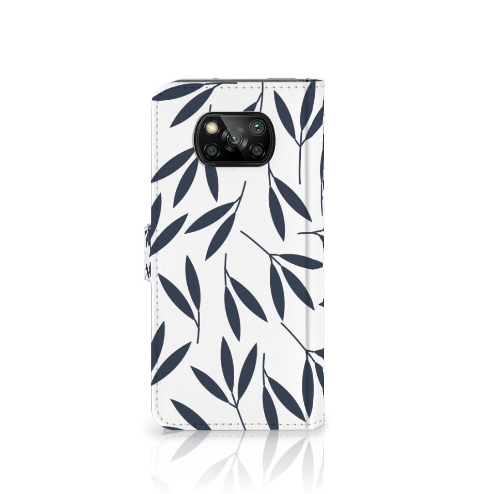 Xiaomi Poco X3 | Poco X3 Pro Hoesje Leaves Blue