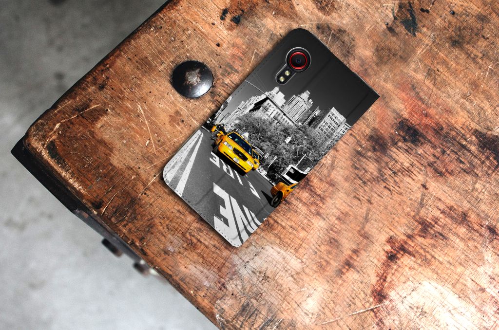 Samsung Galaxy Xcover 5 Book Cover New York Taxi - B2C Telecom