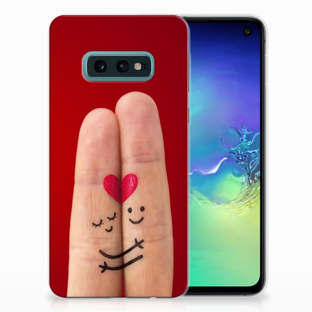 Samsung Galaxy S10e Silicone Back Cover Liefde - Origineel Romantisch Cadeau