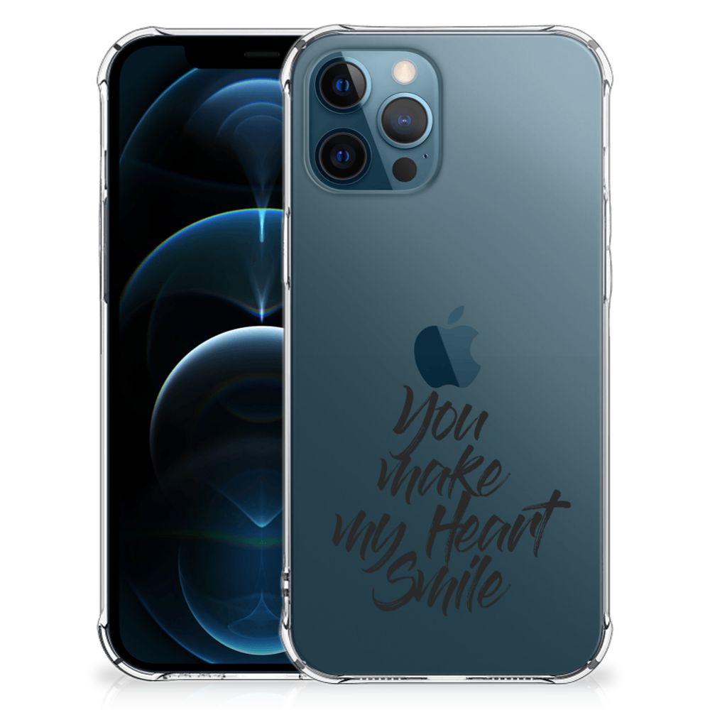 iPhone 12 | 12 Pro Telefoonhoesje met tekst Heart Smile