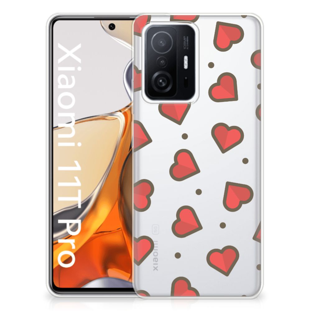 Xiaomi 11T | 11T Pro TPU bumper Hearts