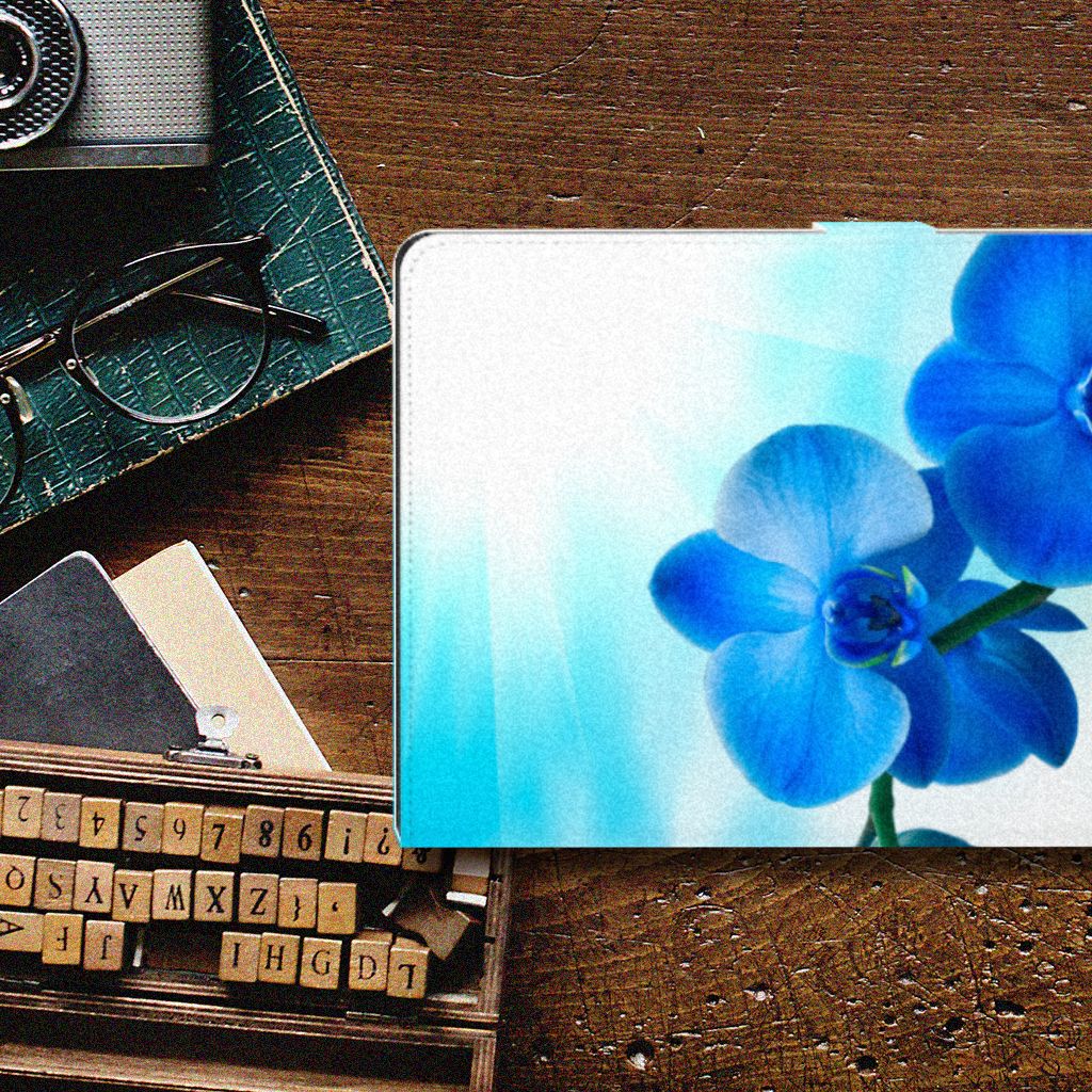 Lenovo Tab P11 | P11 Plus Tablet Cover Orchidee Blauw - Cadeau voor je Moeder