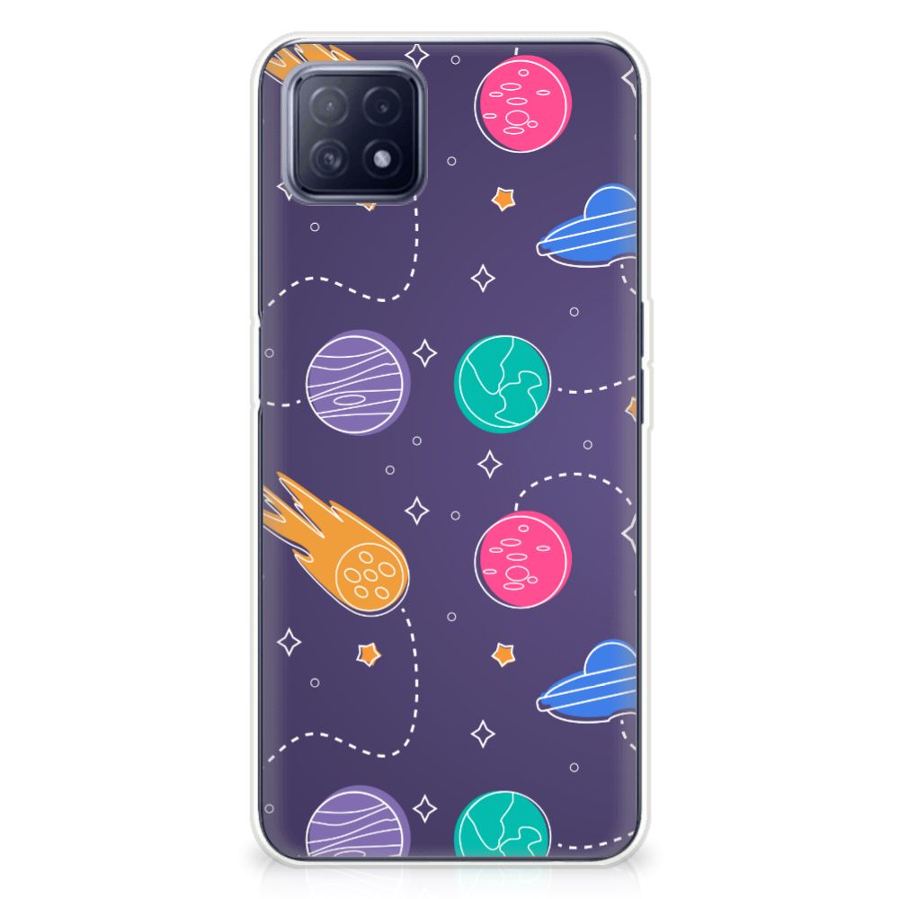 OPPO A53 5G | OPPO A73 5G Silicone Back Cover Space