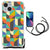 iPhone 14 Plus Doorzichtige Silicone Hoesje Funky Retro