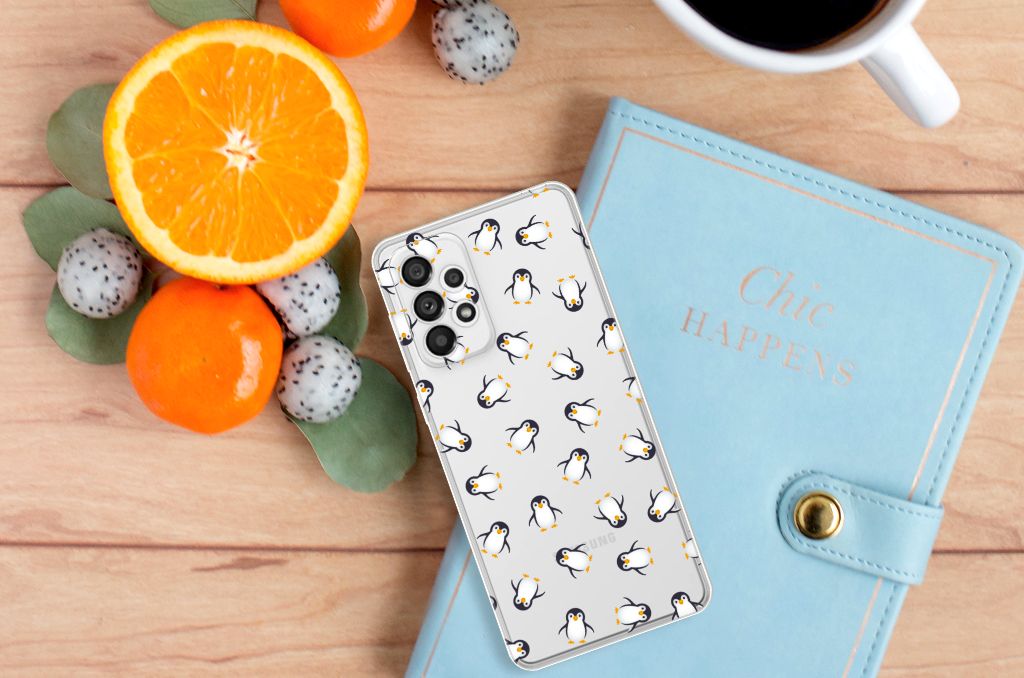 TPU bumper voor Samsung Galaxy A73 5G Pinguïn B2C Telecom