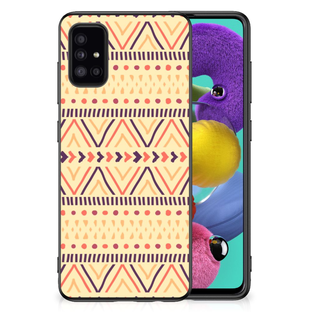 Samsung Galaxy A51 Bumper Case Aztec Yellow